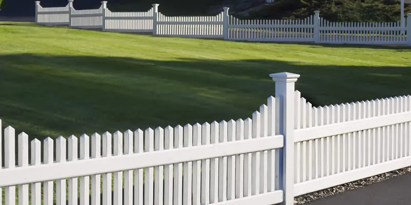 PVC plastic fence