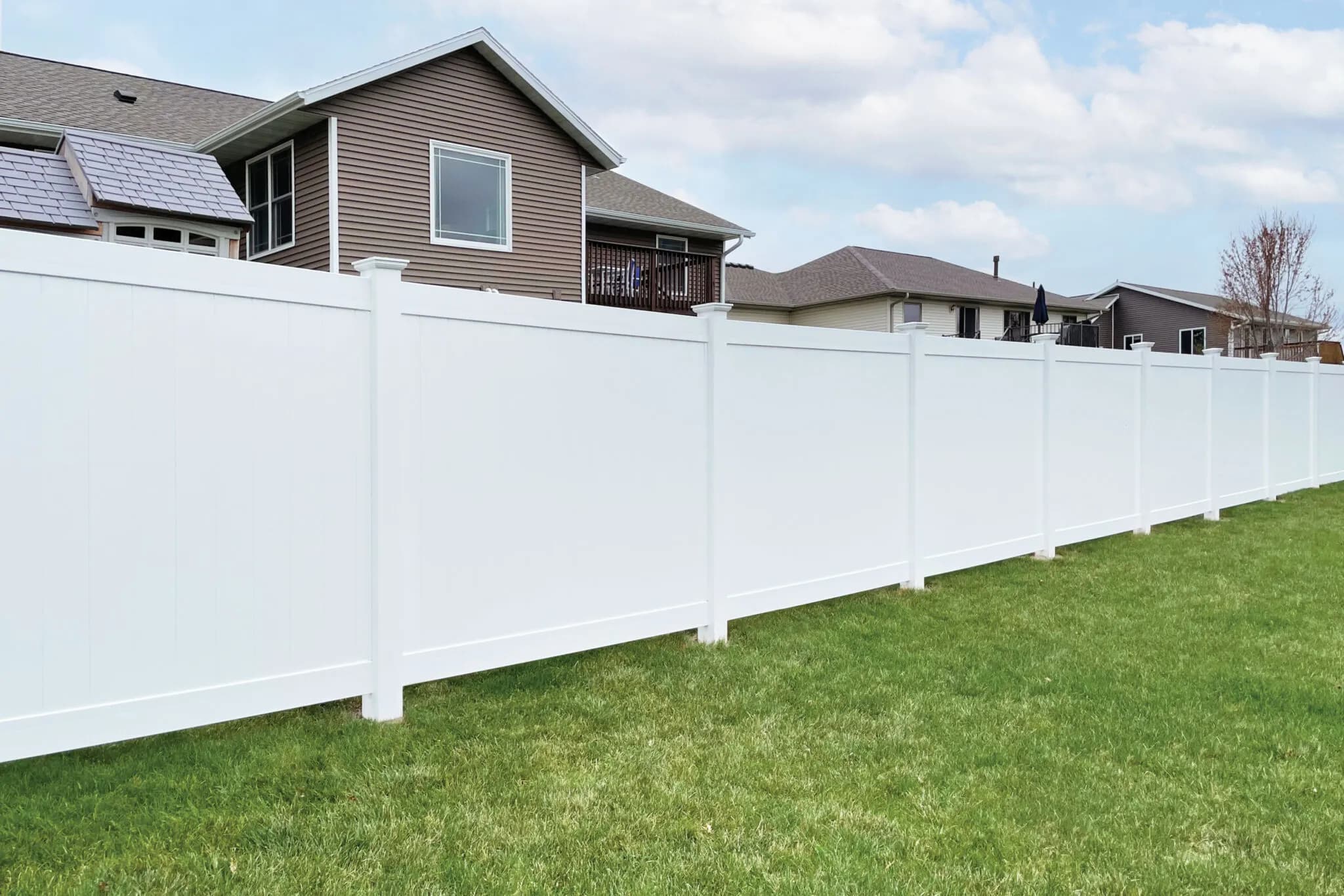 Vinyl fence